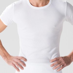فانلة رجالي نصف كم قبة دائرية R.N